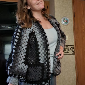 Crochet Hexagon Cardigan