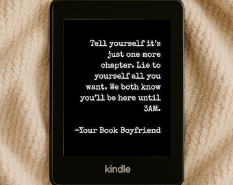 Spicy Bookish Kindle Wallpapers | Digital Screensaver Pack for Romance Lovers Fictional Men Quotes for Kindle Readers