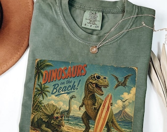 Camiseta divertida de dinosaurios, idea de regalo para ella, linda camiseta de salud mental, sudadera estética de dinosaurios, colores cómodos, linda camiseta de humor caótico
