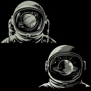 Astronaut Stickerei, Weltraum Stickerei, fliegende Astronaut Stickerei, Galaxie Stickerei, Maschinenstickerei