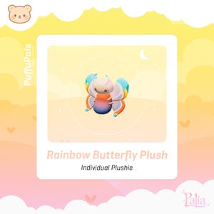 Palia | Rainbow Butterfly Plush