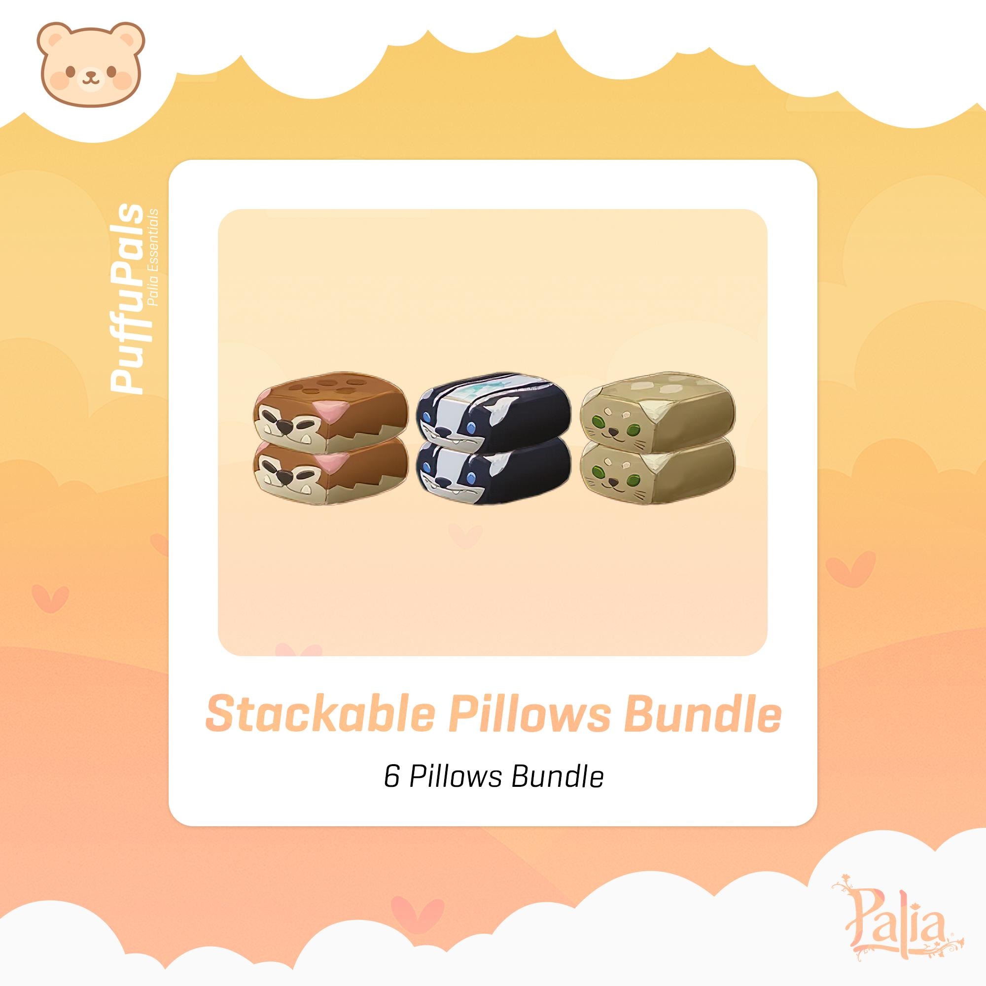Palia | Stapelbares Kissen-Bundle [6 Stück]