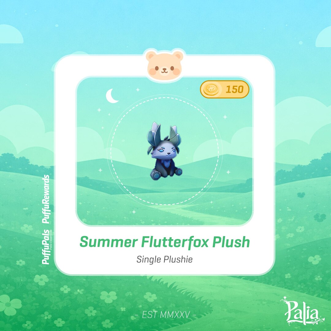Palia | Summer Flutterfox Plush - Etsy