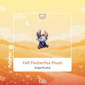 Palia | Fall Flutterfox Plush