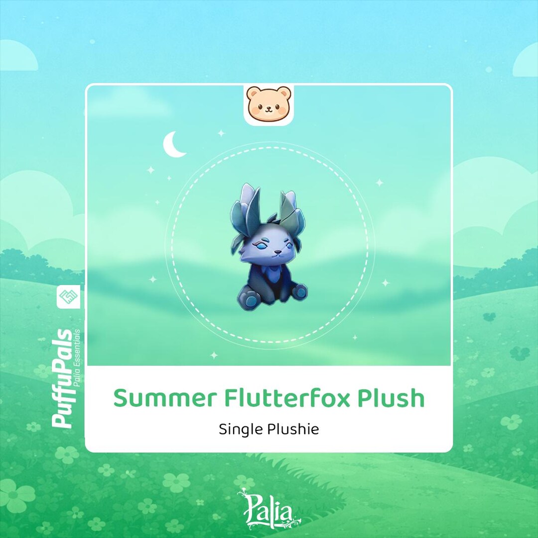 Palia | Summer Flutterfox Plush - Etsy