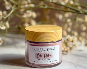 Verzachtend gezichtsmasker van rozenklei met vitamine E - Geheel natuurlijke huidverzorging