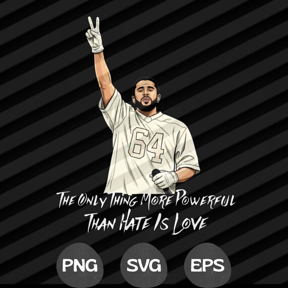 the only thing more powerful than hate is love PNG SVG EPS, Bad Bunny Quote, Superbowl, Benito, Together We Are America