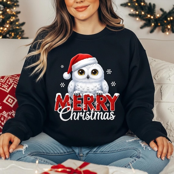 Cute Owl PNG, Winter Animal Design, Winter Graphic for T-shirt, Cute Christmas Characters png, Christmas Movie png, Sublimation design