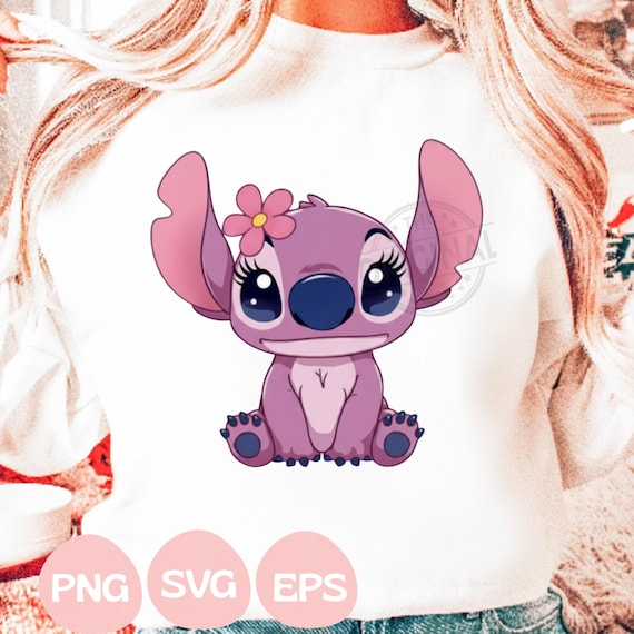 Cute Stitch PNG SVG EPS, Stitch Love Graffiti, Stitch Coquette Shirt Design Digital Download