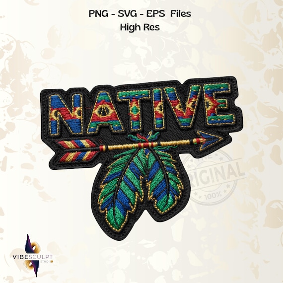 Native Indian American SVG PNG EPS Indigenous Tribes Strong Nations Graphic Digital Design