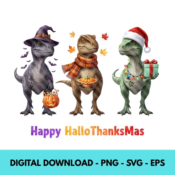Hallo thanksmas Png, jurassic park shirt, funny opossum svg, Dino Lover, animal lovers png , Hallothanksmas SVG, funny christmas svg