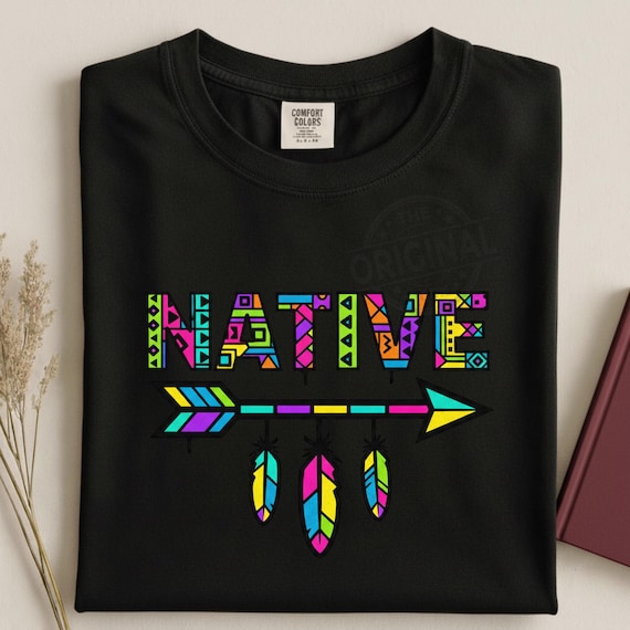 Native Indian American PNG SVG EPS Digital Design Indigenous Tribes Strong Nations Graphic
