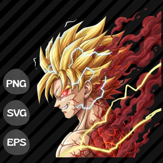 Anime T-Shirt Design PNG SVG for Sublimation & DTF Printing, Anime Shirt Graphic for Print on Demand T-Shirts