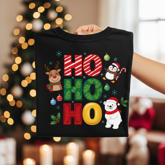 Girls Christmas svg, Ho Ho Ho Png, Boys Christmas svg, Christmas Bow Png, Realistic Yarn Holiday Sublimation, Faux Yarn Merry Christmas PNG