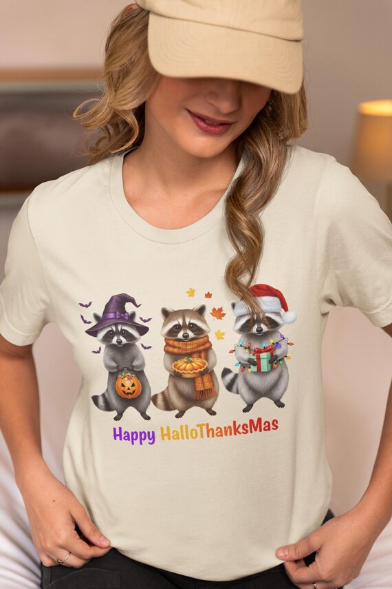 Hallo thanksmas Png, funny raccoon png, funny opossum svg, sarcastic racoon png, animal lovers png,feral girl png, broom wind spinner