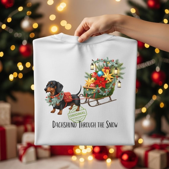 Funny Christmas Dog PNG, Funny Christmas Dachshund Dog PNG, Dachshund Dog Mom Png, Dog Lover Shirt Design, Merry Christmas PNG