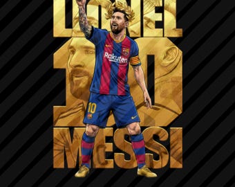 Vintage 2006-07 FC Barcelona Messi #19 Kids Jersey – Size M – Rare