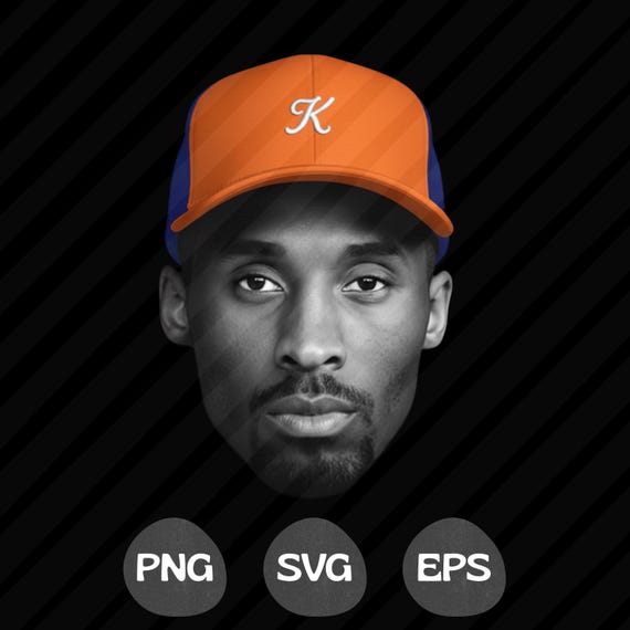 Kobe Bryant Big Head PNG SVG, Basketball T-Shirt Design, Basketball Lover Png, Basketball Legend DTF Print (Digital Download)