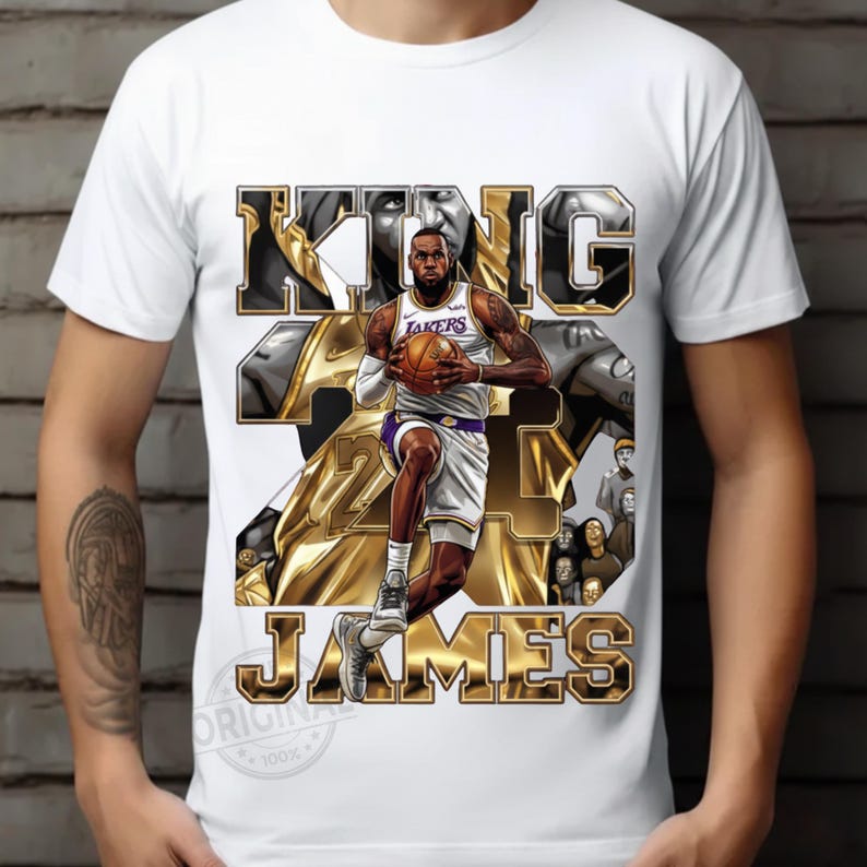 Lebron Lettering Basketball Player PNG Shirt, Lebron James Comic Design for T-shirt ...