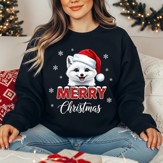 Fox Christmas PNG, Winter Animal Design, Winter Graphic for T-shirt, Cute Christmas Characters png, Christmas Movie png, Sublimation design