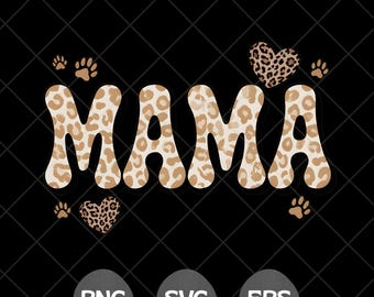 Leopard Mama png, Mama Leopard Coquette Bow png, Varsity Mama png, Mama Shirt png, Retro Mama png, moederdag png Sublimatie