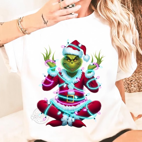 Retro Grinc Christmas PNG, Christmas Characters Png, Merry Grinchmas Png, Green Mean Guy, Grinch SVG Files, Grinch png, Christmas Movie png