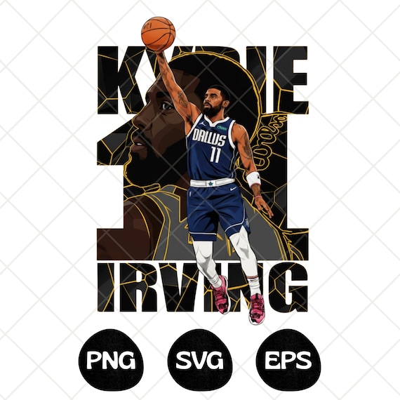 Kyrie Irving PNG, Basketball T-Shirt Design, Basketball DTF Transfer, Basketball Lover Png, Basketball Comic Graphic Tee Sublimation