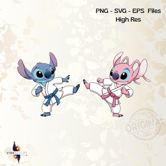 Stitch Karate PNG, Cute Stitch Karate Clipart, Kawaii Stitch Sport PNG, Karate Lover Gift Sweater, Women Martial Arts sweatshirt