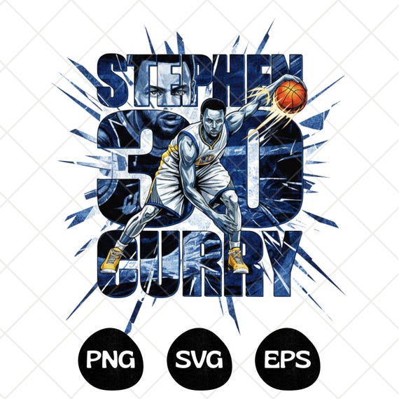 Stephen Curry PNG SVG, T-Shirt Design, Basketball Player Graphic Tees, Basketball DTF Transfer, Basketball Lover Png
