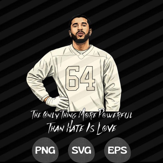 the only thing more powerful than hate is love PNG SVG, Bad Bunny Quote, Superbowl, Benito, Together We Are America