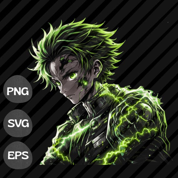 Anime T-Shirt Design PNG SVG for Sublimation & DTF Printing | Anime Shirt Graphic for Print on Demand T-Shirts