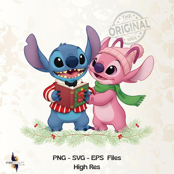 Cute Blue Alien Christmas PNG | Cartoon Santa Hat Clipart | Holiday Sublimation Design | Kawaii Christmas PNG for Shirts & Mugs