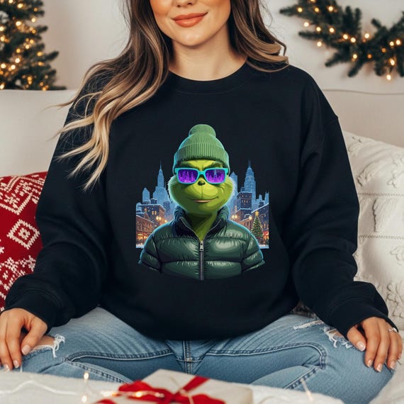 Girly Grinch Png, pink Grinch Png, preppy Grinch Png, grinch Shirt Png, funny Grinch Png, merry Christmas Png, christmas Bow Png