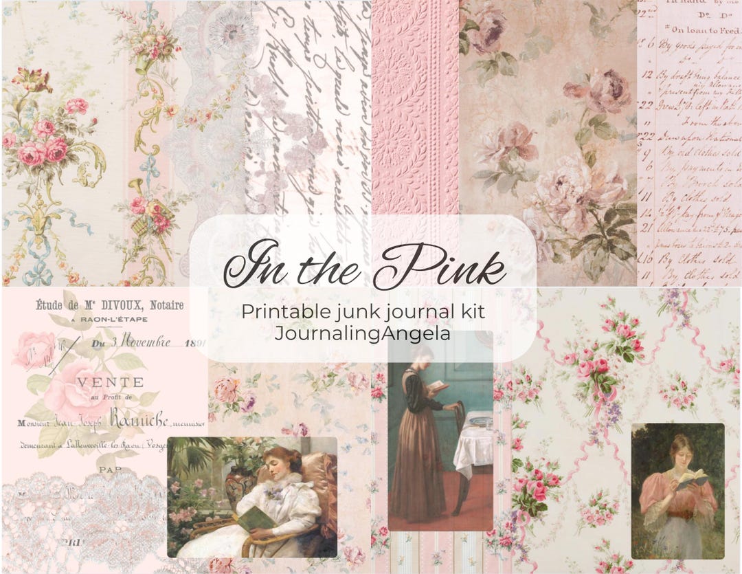 Junk Journal Kit Printable Instant Download - Etsy