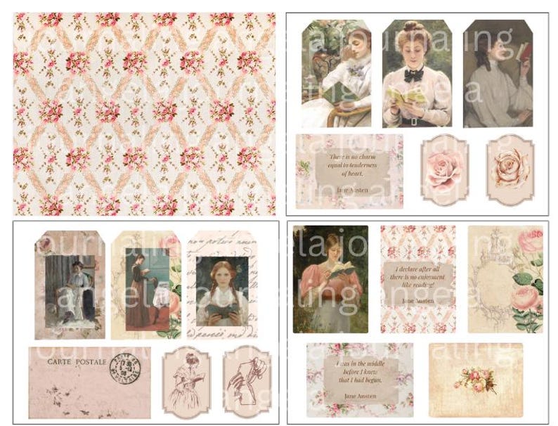 Junk Journal Kit Printable Instant Download - Etsy