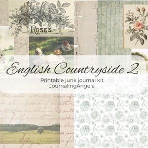Junk journal kit printable instant download