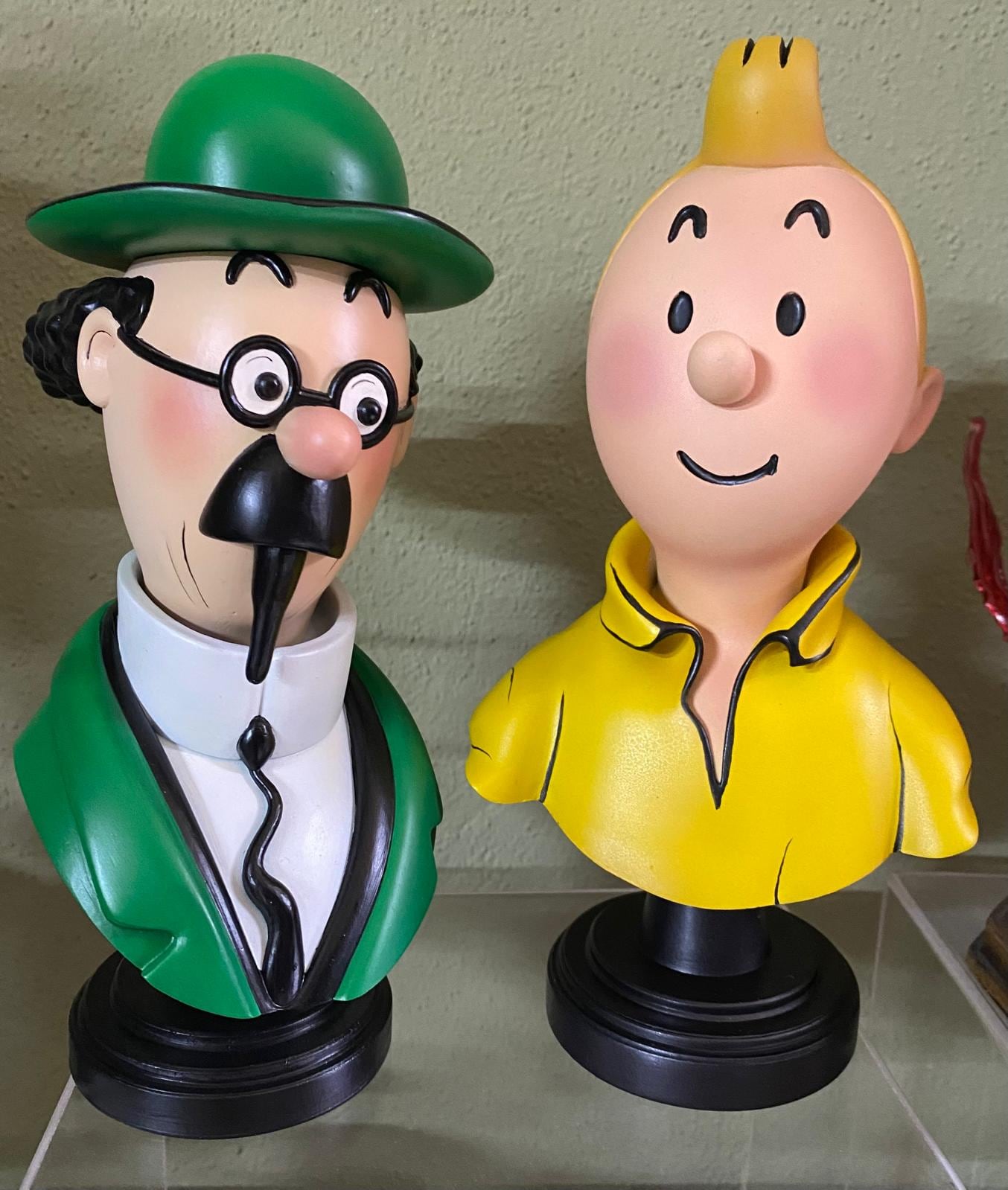 Professor Calculus Inventions Tintin & Professor Calculus Bust Figures – 20 Cm Collectible Statues - Etsy