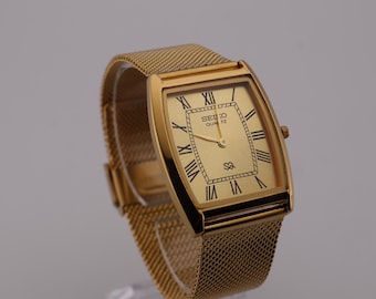 ヴィンテージアナログ腕時計 ゴールド文字盤 クロイゼ klaeuse メンズ 腕時計 SK-237-D シェル 文字盤 SS ゴールド