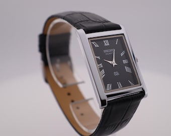 高級クラシックスタイル セイコー スリム ヴィンテージ クォーツ メンズ腕時計