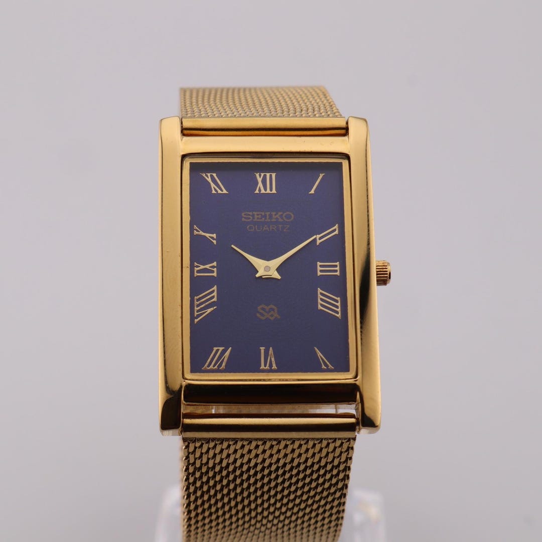 セイコー クォーツ メンズ ゴールド スリム1988年 ヴィンテージ SEIKO 昔の美しさ、今のスタイル。ヴィンテージセイコースリムクォーツメンズ