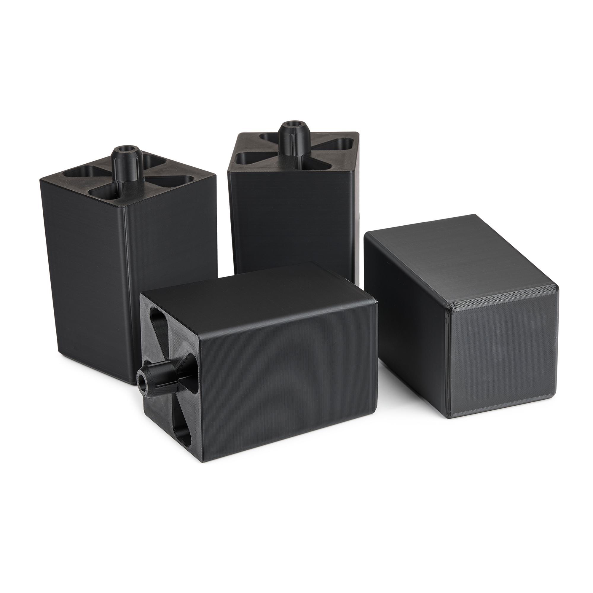 IKEA 2脚目 Ikea Kivik replacement black plastic legs # 121236 (4 pack) - NEW