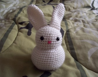 PATTERN: Crochet Snowball Rabbit