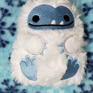 Yvette the Abominable Snoman or Yeti Stuffed Animal