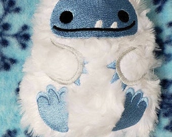 Yvette the Abominable Snoman or Yeti Stuffed Animal