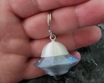 UFO 3D Printed PLA Keychain