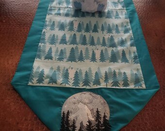 Yeti or Abominable Snowman Table Runner