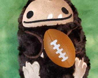 Football Summer the Big Foot or Sasquatch Stuffed Animal