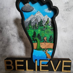 BELIEVE Cryptid Display