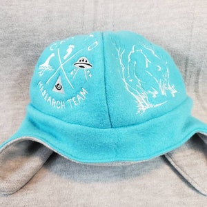 Yeti Cryptid Research Team Earflap Fleece Hat