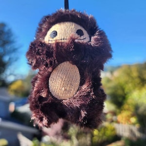 Big Foot Stuffed Animal MINI KEYCHAIN!